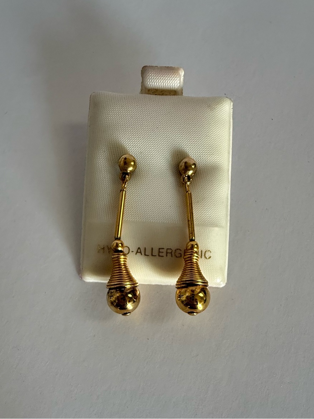 Gold Drop Dangle Earrings - Hypoallergenic